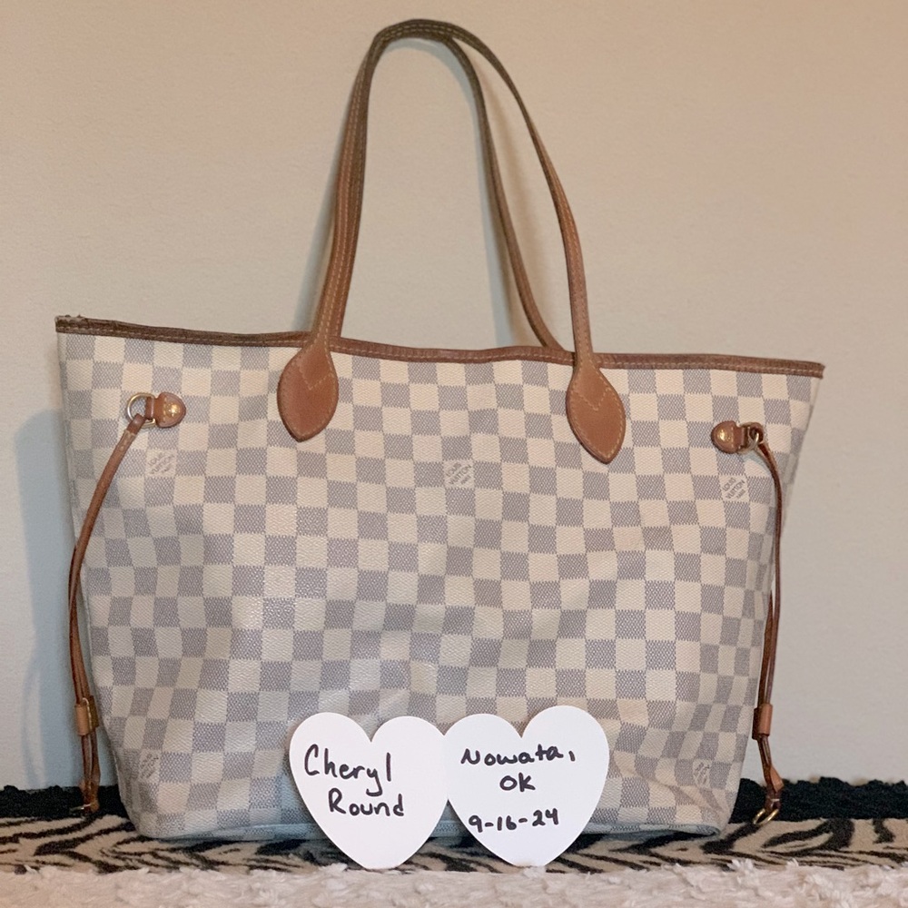 Louis Vuitton Damier Azur Neverfull MM ❤️VERY WELL LOVED❤️